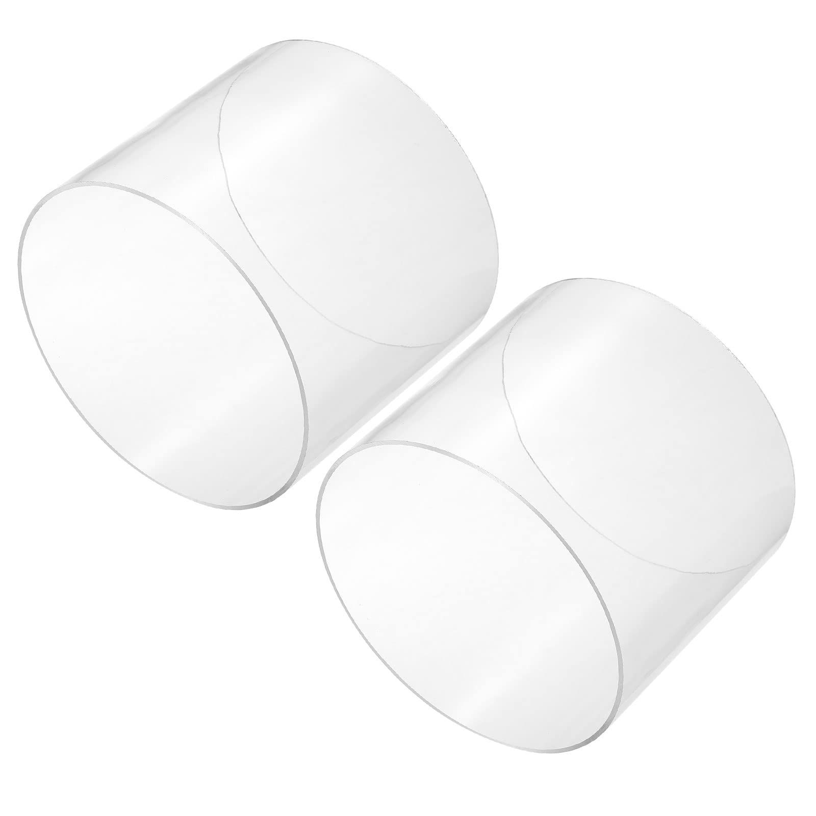新品 uxcell アクリル管 硬い 丸管 ランプとランタン用 水冷システム用 175mm内径 180mm外径 15cm長さ クリア 2個
