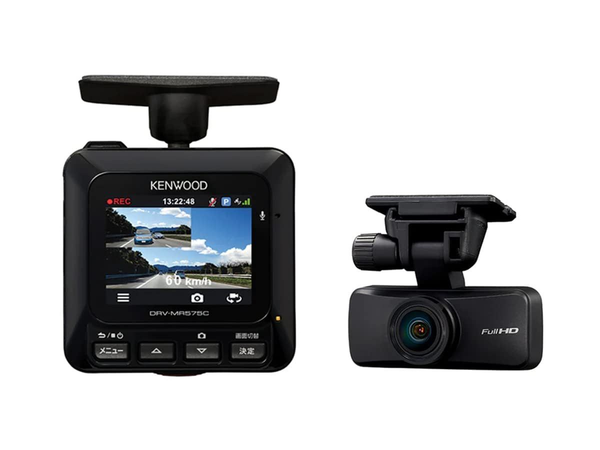 新品 ケンウッド 前後2カメラ ドライブレコーダー DRV-MR575C Gセンサー/GPS/HDR/運転支援機能搭載 あおり運転防止 ドラレコ駐車監視用ケーブル付 microSDカード(32GB)付属