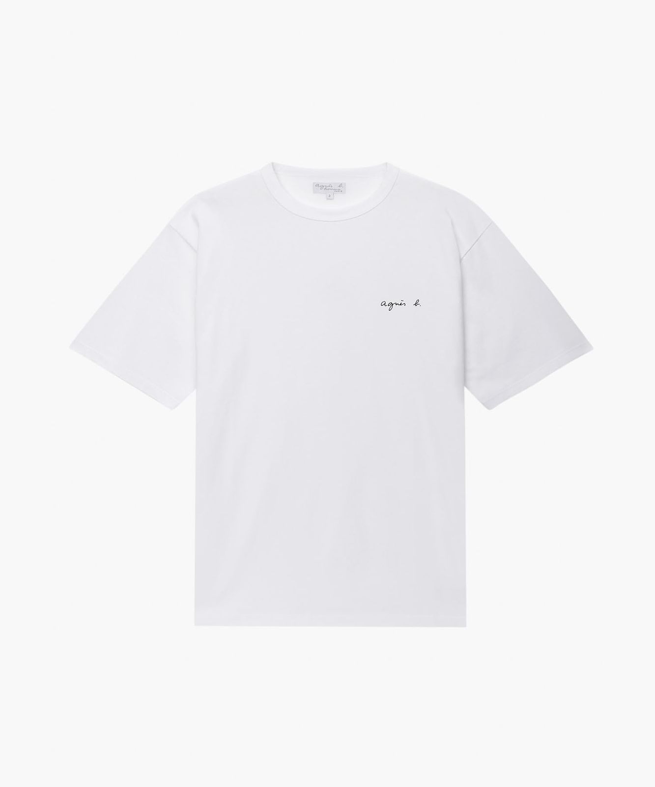 新品 [agnes b.] [アニエスべー] ロゴ Tシャツ S179 TS メンズ 3 ホワイト