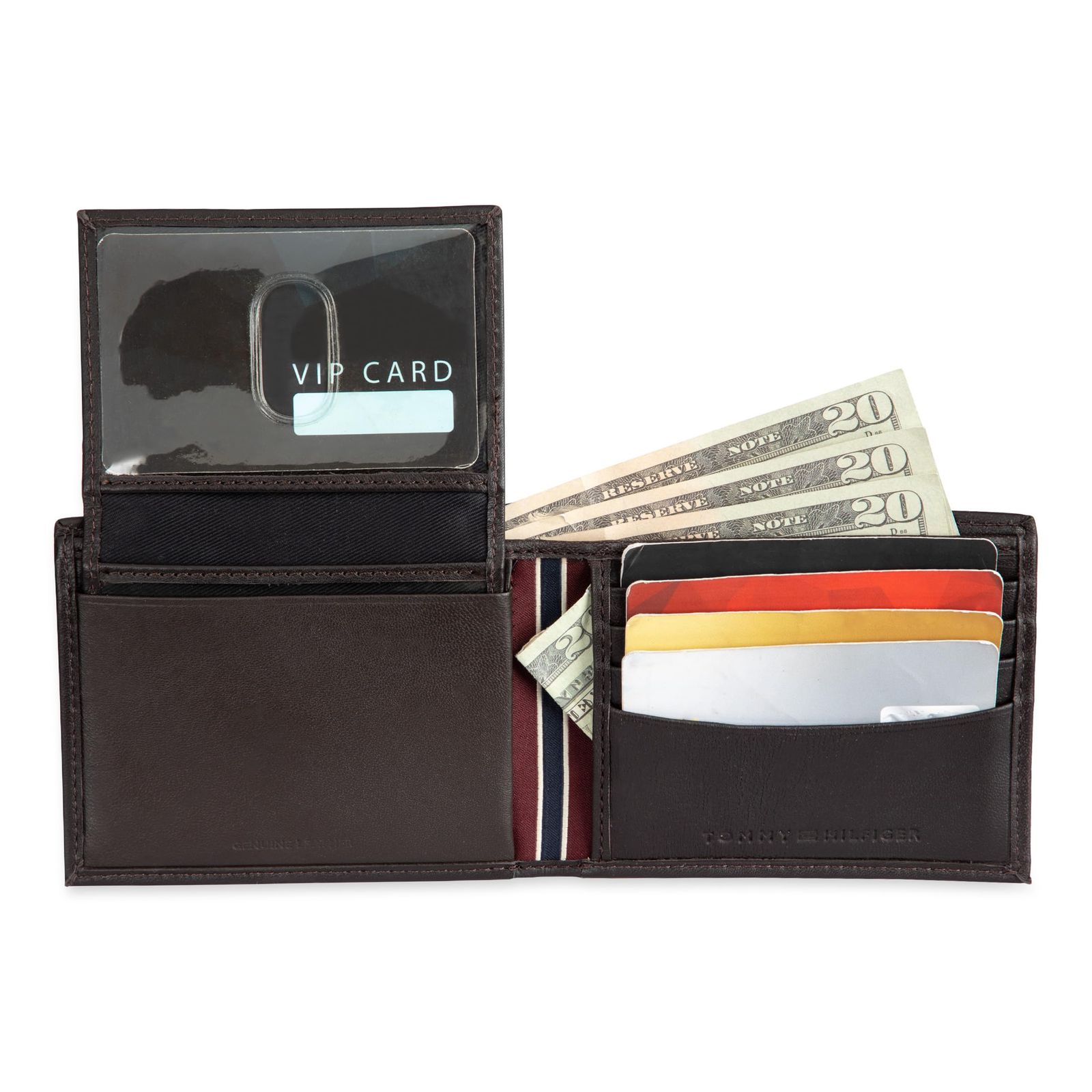 新品 Tommy Hilfiger Men's Leather Wallet - Bifold Trifold Hybrid Flip Pocket Extra Capacity Casual Slim Thin for TravelBrown 新品 Tommy Hilfiger Men's Leather Wallet - Bifold Trifold Hybrid Flip Pocket Extra Capacity Casual Slim Thin for TravelBrown