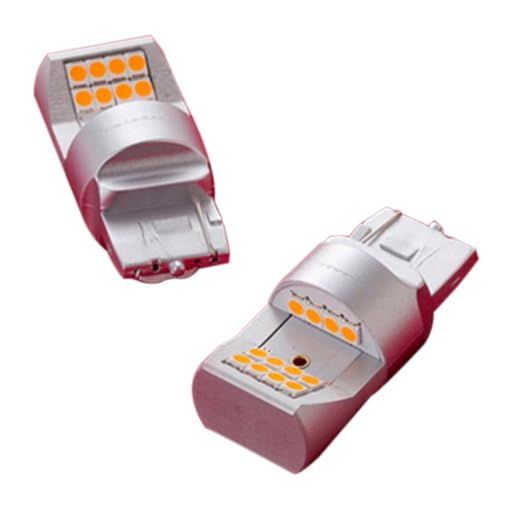 新品 VALENTI(ヴァレンティ) JEWEL LEDバルブ MX ハイルーメン 超高輝度24LED アンバー 1000lm T20シングルウェッジ 2個入り ML07-T20-AM