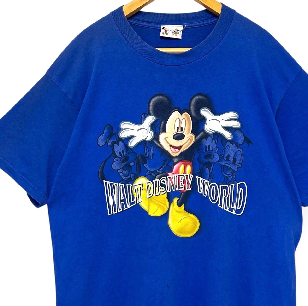 USA製 90s vintage ウォルトディズニーワールド Walt Disney World ミッキー Mickey キャラT ビッグサイズ 半袖 Tシャツ