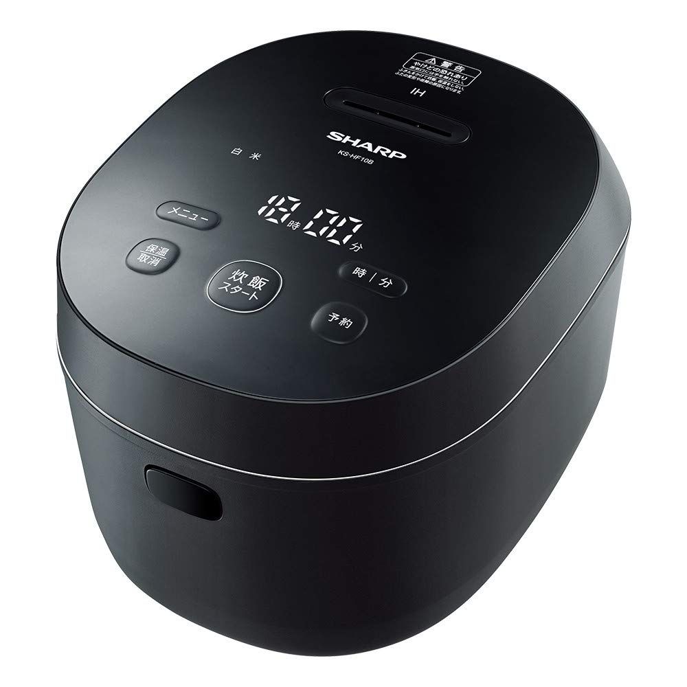 新品 シャープ 炊飯器 5.5合 IH式 PLAINLY 匠の火加減 ブラック KS-HF10B-B