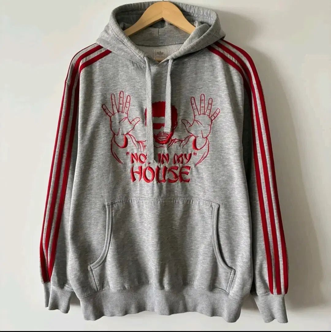 アディダス 00s コーティス風 フードTシャツ