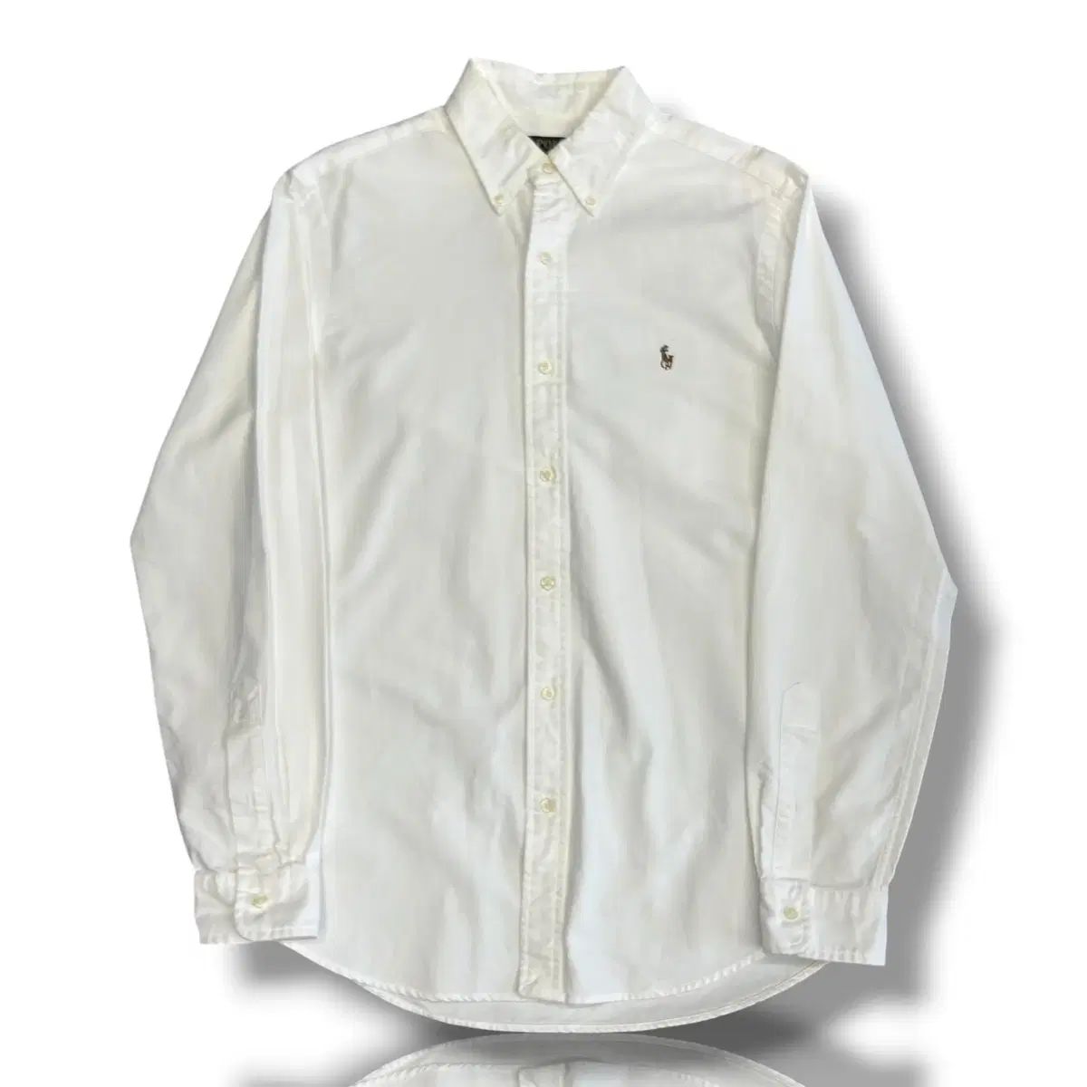 ポロラルフローレン 正規品販売 M オックスフォード ボタンダウン シャツ 白