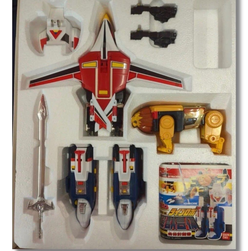 美品 DX バンダイ DX超合金 超獣戦隊ライブマン 超獣合体ライブロボ 当時物 美品 DX バンダイ DX超合金 超獣戦隊ライブマン 超獣合体ライブロボ 当時物