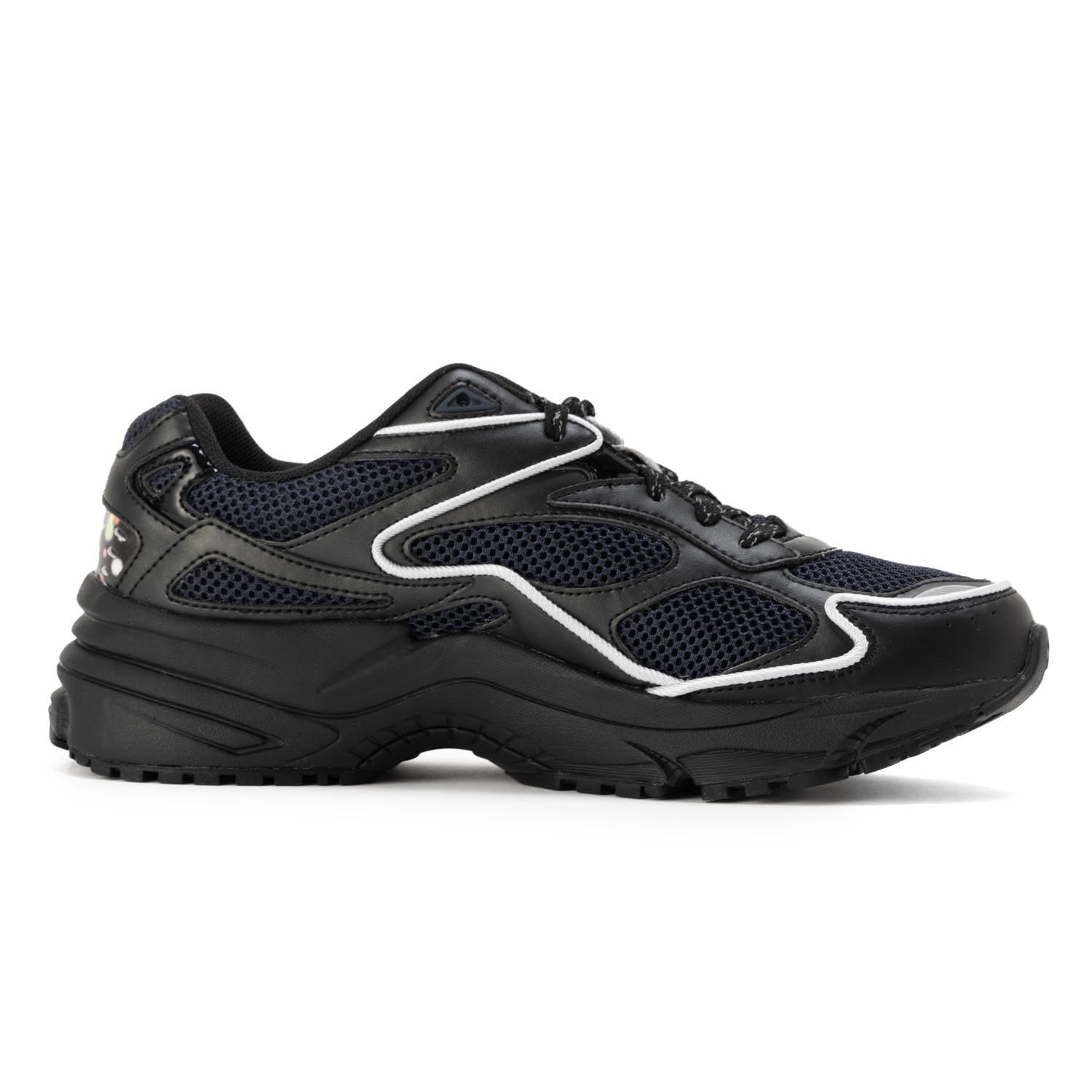 新品 [フィラ] スニーカー CATAPULT F-CITY BLACK/NAVY/SILVER 24.0 cm D