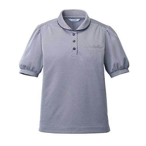 新品 [カーシーエンジョイ] ENJOY ESP781 COOL HOUND'S TOOTH ポロシャツ グレーチェック M