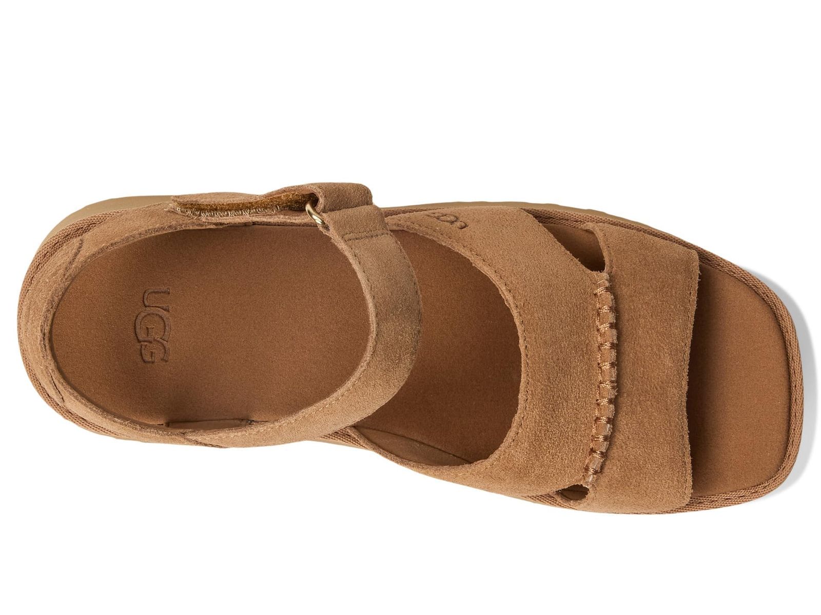 新品 UGGレディースニューハイツアンクルストラップサンダル チェスナット 25.0 cm 新品 UGGレディースニューハイツアンクルストラップサンダル チェスナット 25.0 cm