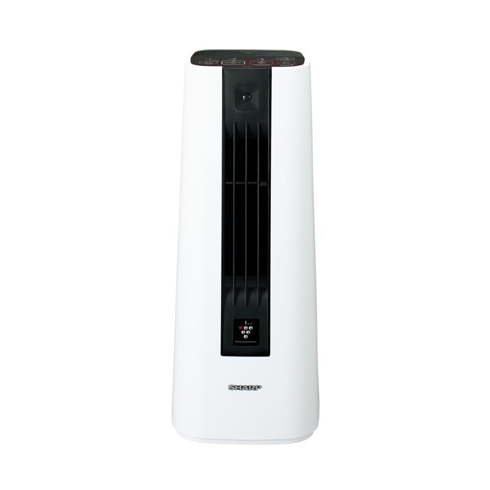 新品 シャープ プラズマクラスター セラミックファンヒーター HX-RS1-W ホワイト パワフル暖房 プラズマクラスター7000 コンパクト 人感センサー付 持ち運び可 省エネ 日本製