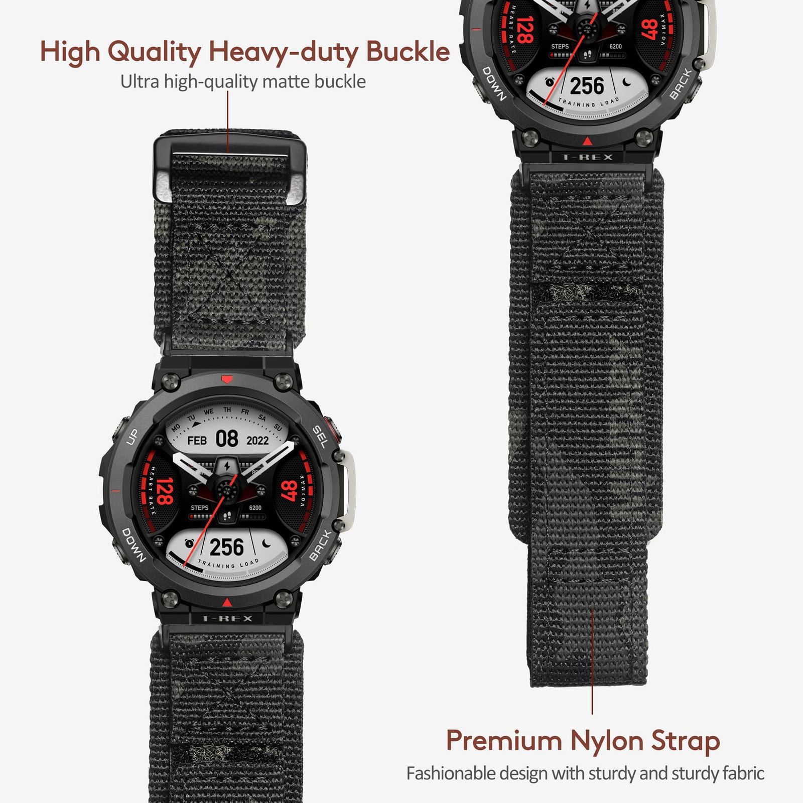 新品 Hemsut 時計バンド Huami Amazfit T-Rex/T-Rex 2/T-Rex Pro/T-Rex Ultra用バンド カモフラージュ柄デザインスマートウォッチバンド 新品 Hemsut 時計バンド Huami Amazfit T-Rex/T-Rex 2/T-Rex Pro/T-Rex Ultra用バンド カモフラージュ柄デザインスマートウォッチバンド