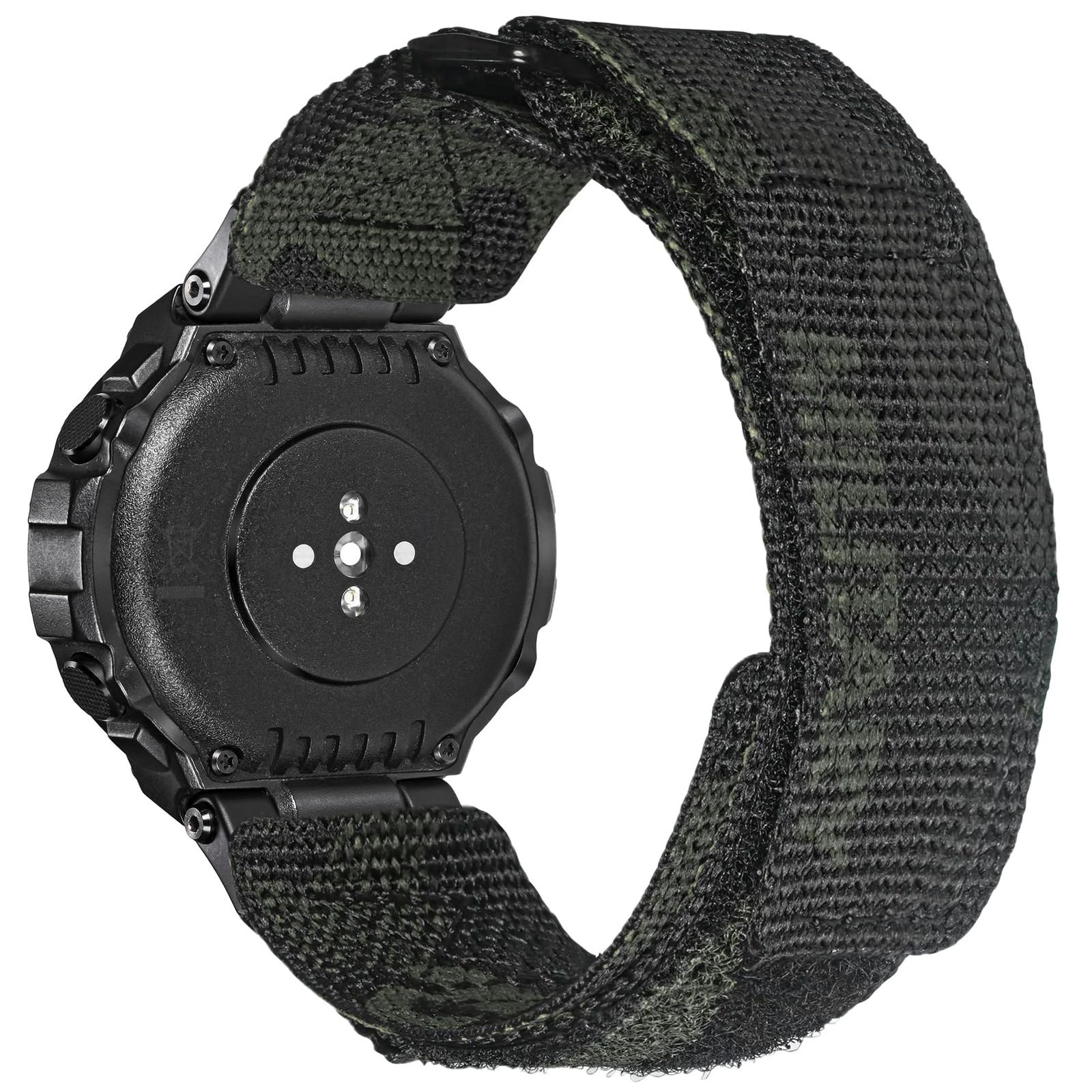 新品 Hemsut 時計バンド Huami Amazfit T-Rex/T-Rex 2/T-Rex Pro/T-Rex Ultra用バンド カモフラージュ柄デザインスマートウォッチバンド