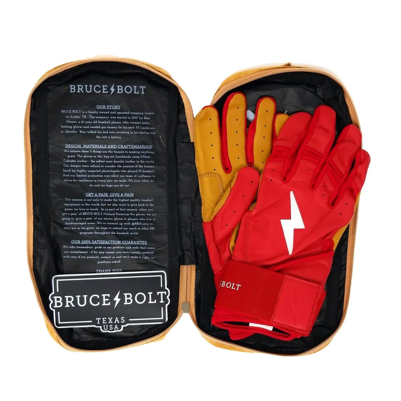 新品 BRUCE BOLT バッティンググローブ オリジナルシリーズ ロングカフ レッド 野球 グローブ ラージサイズ 新品 BRUCE BOLT バッティンググローブ オリジナルシリーズ ロングカフ レッド 野球 グローブ ラージサイズ