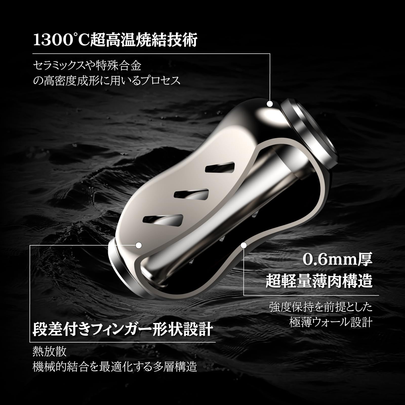 ゴメクサス CY98 リールハンドル シマノ (Shimano) スピニングリール対応 リール ダブルハンドル ステラ ナスキー ツインパワー 交換 98mm チタンハンドルノブ付き イカ アジング エギング ライトゲーム 左右兼用 ゴメクサス CY98 リールハンドル シマノ (Shimano) スピニングリール対応 リール ダブルハンドル ステラ ナスキー ツインパワー 交換 98mm チタンハンドルノブ付き イカ アジング エギング ライトゲーム 左右兼用