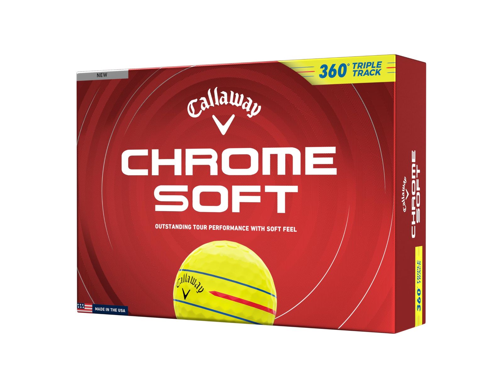 キャロウェイ(Callaway) ゴルフボール CHROME SOFT 26 1ダース(12個 