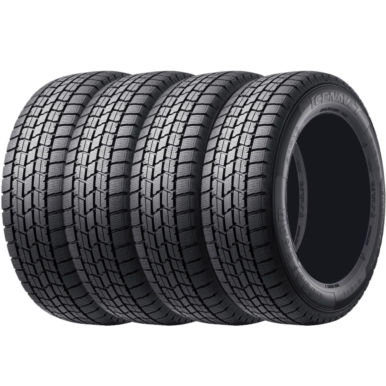新品 グッドイヤー(GOODYEAR) スタッドレス 145/80R13 75Q ICE NAVI 7 タイヤのみ・ホイールなし 4本セット 05539600