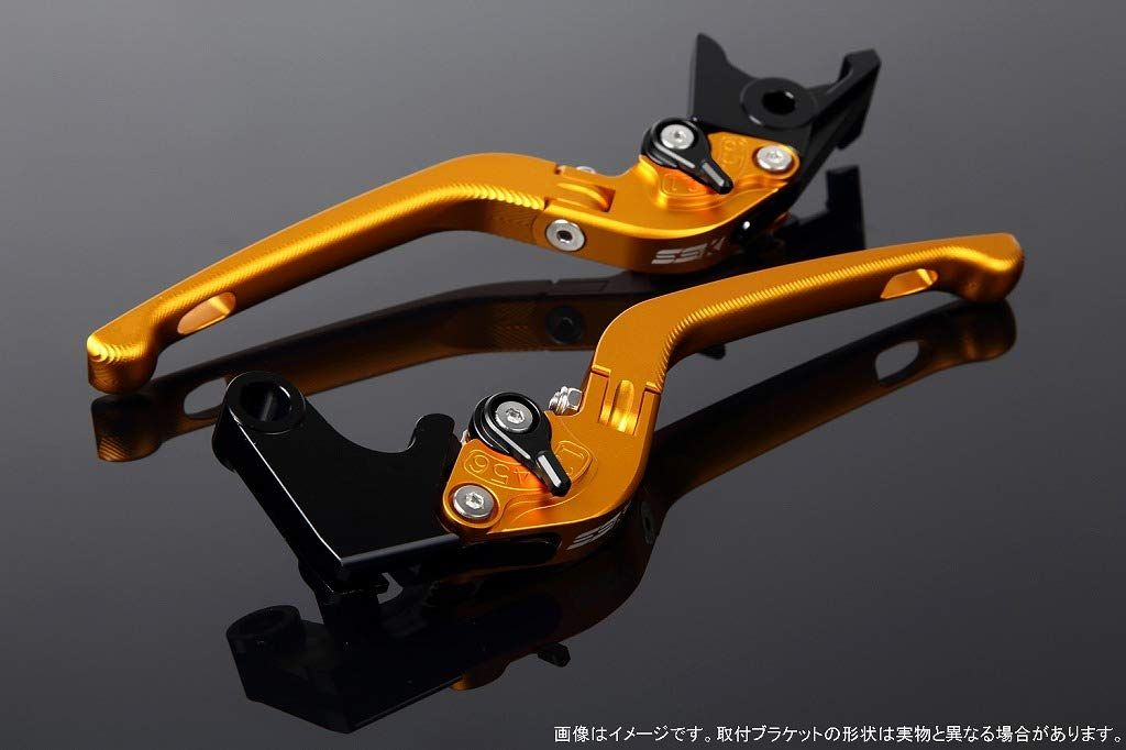新品 SSK アジャストレバー 3D可倒式 レバー本体カラー:マットゴールド アジャスターカラー:マットブラック LVDM048GD-BK