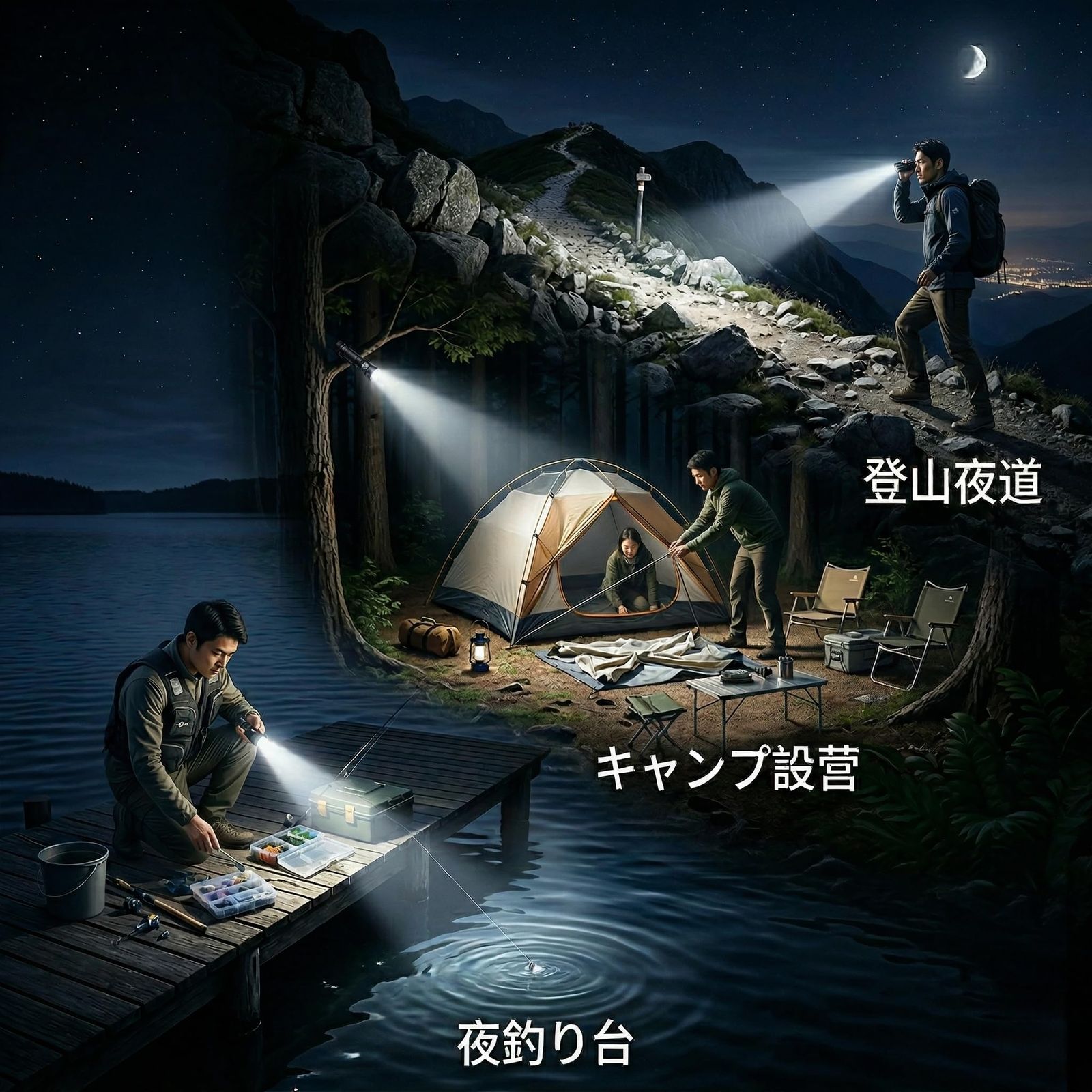 Sofirn SC33 懐中電灯 強力 LEDフラッシュライト 5200ルーメン 爆光 タクティカルライト USB-C充電式 IP68防水 無段階調光 ハンディライト 防災 停電対策 地震 登山 キャンプ 夜釣り