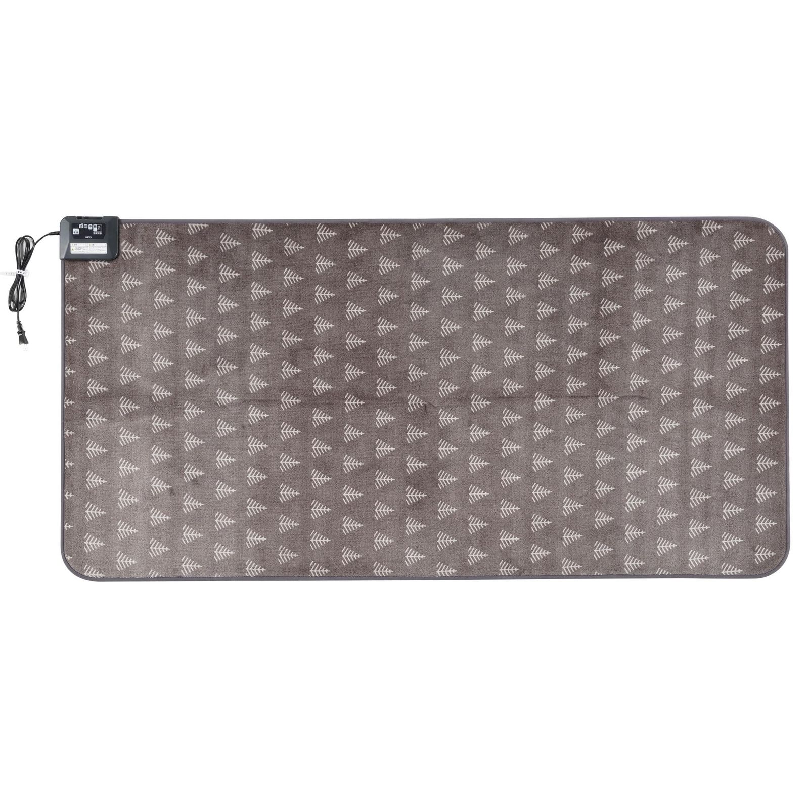 新品 広電(KODEN) ホットカーペット 88×176cm 一体型 1畳 カバーいらず ツリー柄 省エネ スライド温度調節 VWC101H-HK