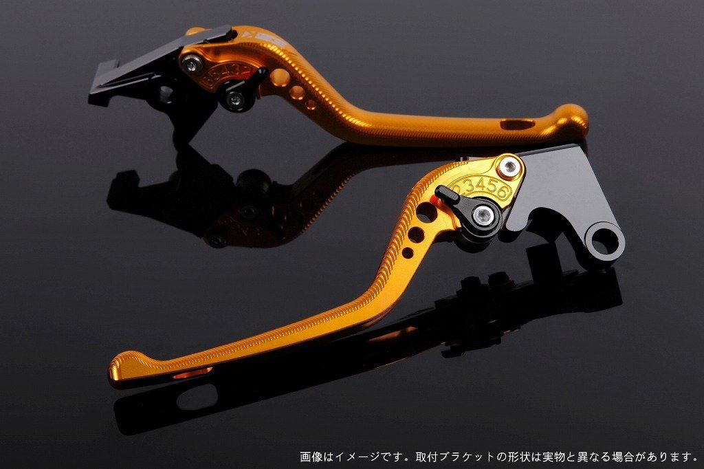 新品 SSK アジャストレバー 3Dロング レバー本体カラー:ゴールド アジャスターカラー:ブラック CBR1000RR 2017-