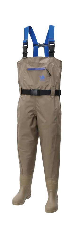 新品 阪神素地 ブルーキャメル (Blue camel) チェストハイウェーダー (子供用) ベージュ LLサイズ BC-89