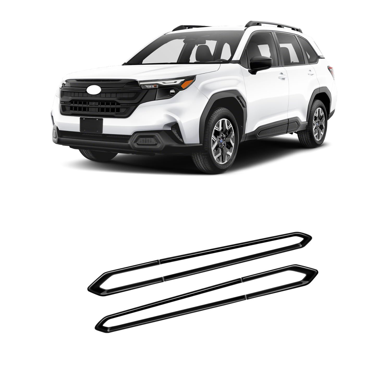 新品 LIDUN 新型 フォレスター Forester SL系 対応 サイド ドア モール ドアトリム ガーニッシュ サイドスカート サイドドア ガーニッシュ モール サイドガーニッシュ アクセサリー 外装パーツ ABS樹脂製 4PCS 【ピアノブラック】SL