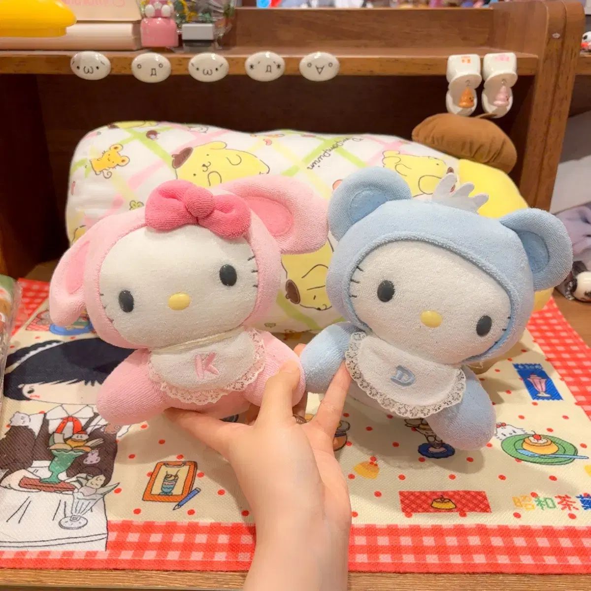 クラシック Sanrio HELLO KITTY ダニエル ベイビー シリーズ ぬいぐるみ セット