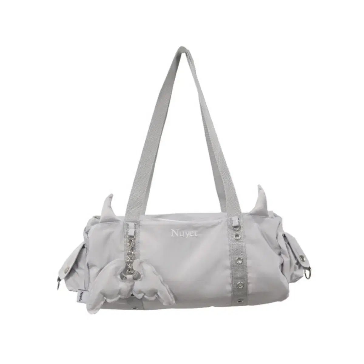 ヌエットバッグ Nuyet Devil round boston bag グレー