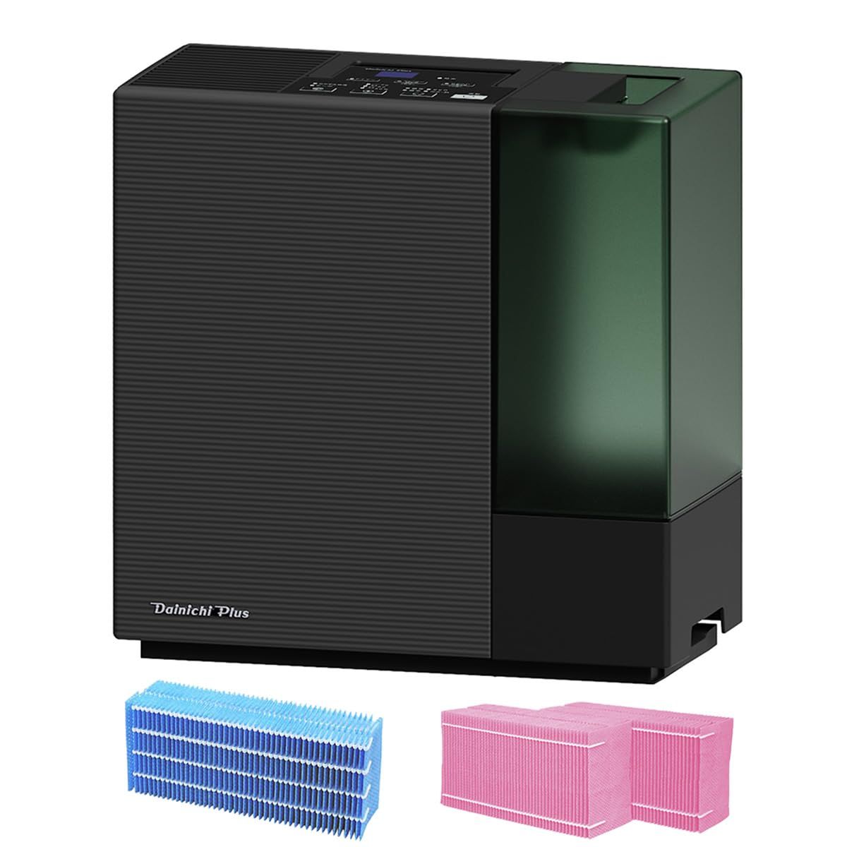 新品 【 限定 カラー & フィルターセット 】ダイニチ(Dainichi) WebShop限定 加湿器 ハイブリッド式 HD-ERXT502-K (適用床面積:プレハブ洋室14畳まで/木造和室8.5畳まで) チャコールブラック
