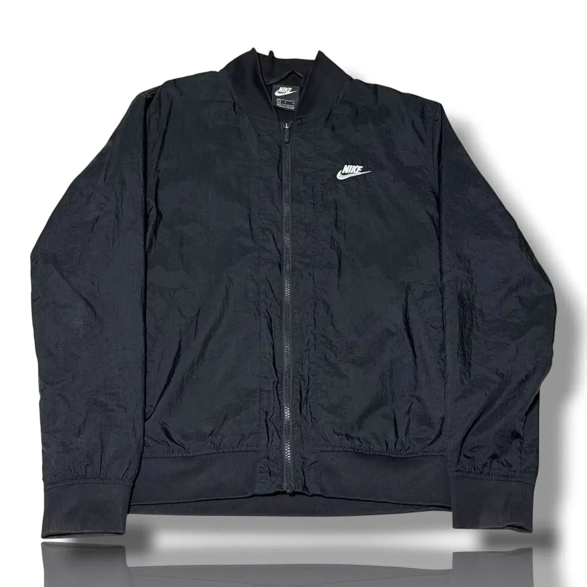 NIKE L スウッシュ ロゴ ウィンドブレーカー ジャケット ブラック