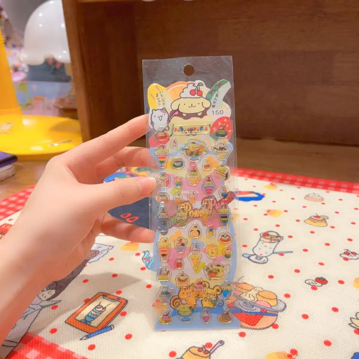 ポムポムプリン クラシック サンリオ ディザート ステッカー 未開封