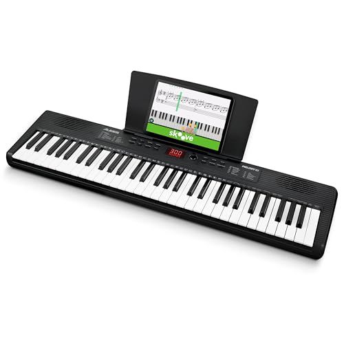 【新品】キーボード ピアノ 61鍵盤 スピーカー内蔵 ポータブル 初心者向け 電子キーボード タブレット/譜面スタンド 300音色 フリーレッスン付属 Melody 61 MK4 ab799f2a