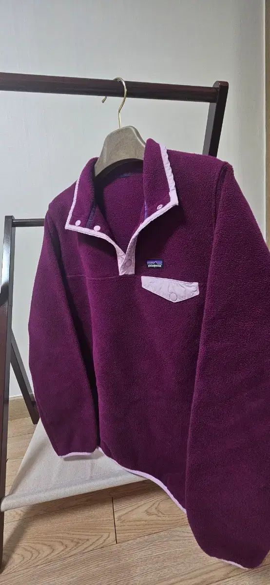 Women's M パタゴニア Synchilla（シンチラ） PURPLE パープル ピンク