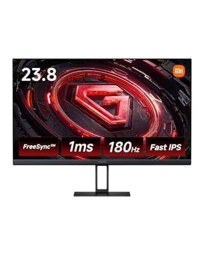 Xiaomi ゲーミングモニター G24i 23.8インチディスプレイ Fast IPS LCD 1msGTG高速応答 180Hz FreeSyncティアリング防止 sRGB99% HDR 低ブルーライト設計 Full HD 1920x108 f2e4ad1e
