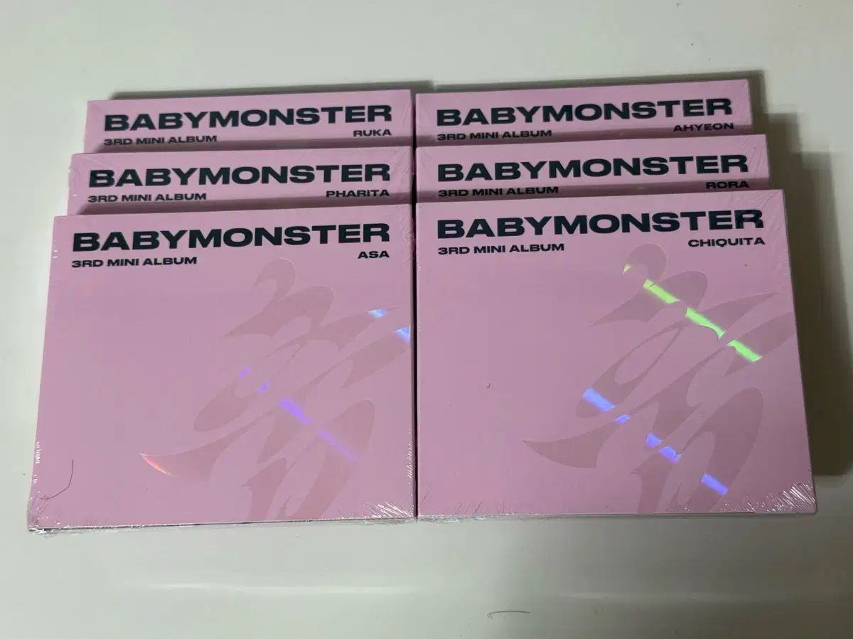 ベイビーMONSTER チュム ジュエルバージョン 未開封 セット