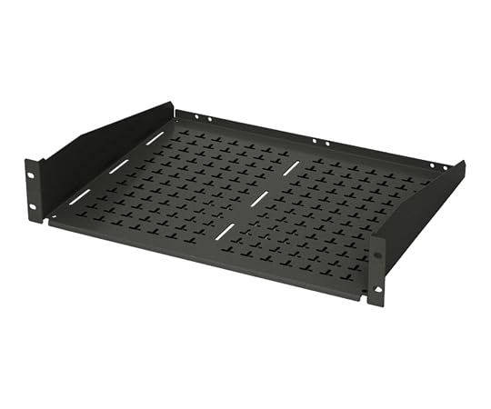 新品 摂津金属工業 収納棚 EIA規格 W482×H43.7×D350mm 2.1kg ブラック RSEH-1U35-BN1