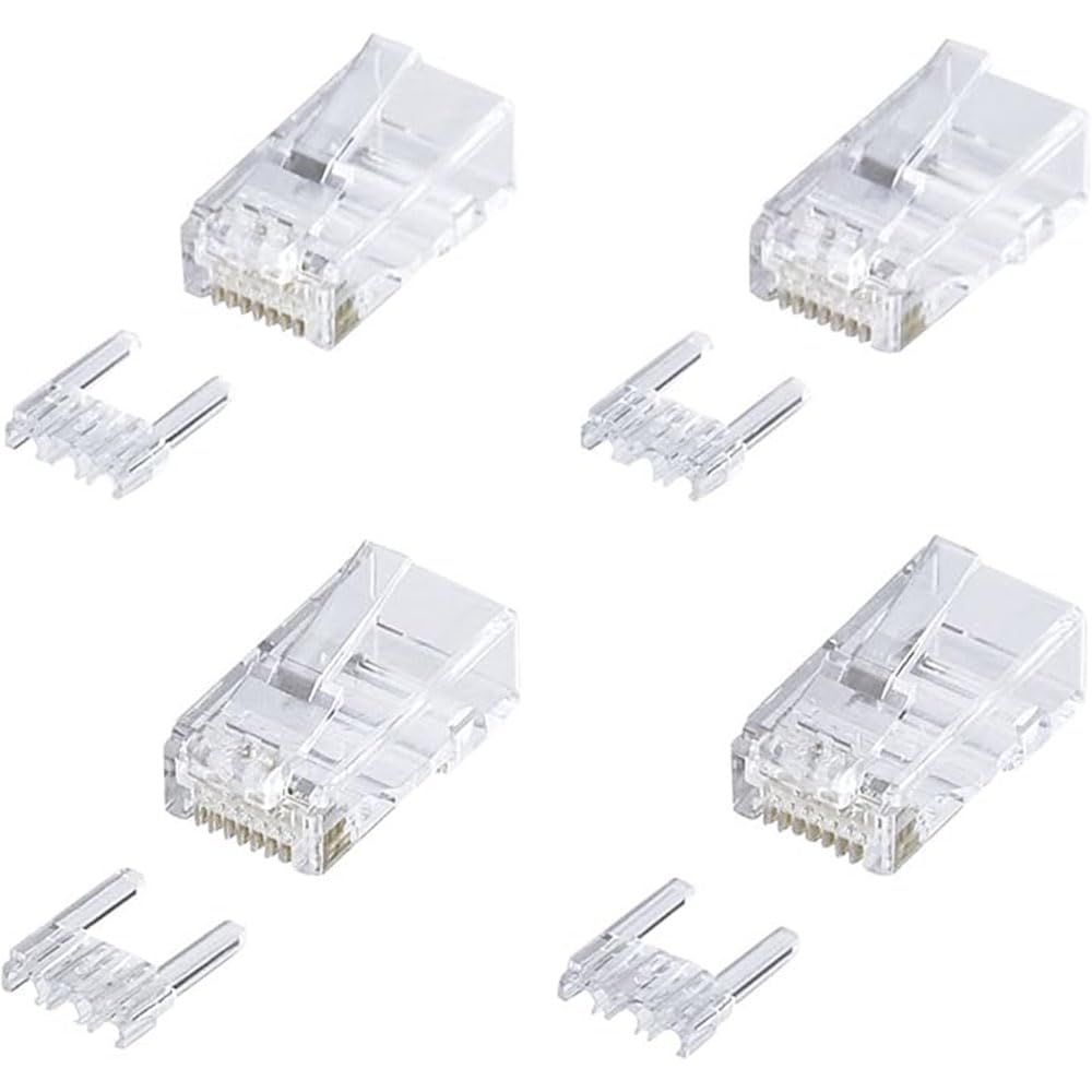新品 サンワサプライ(Sanwa Supply) カテゴリ6RJ-45コネクタ(単線用) ADT-6RJ-100