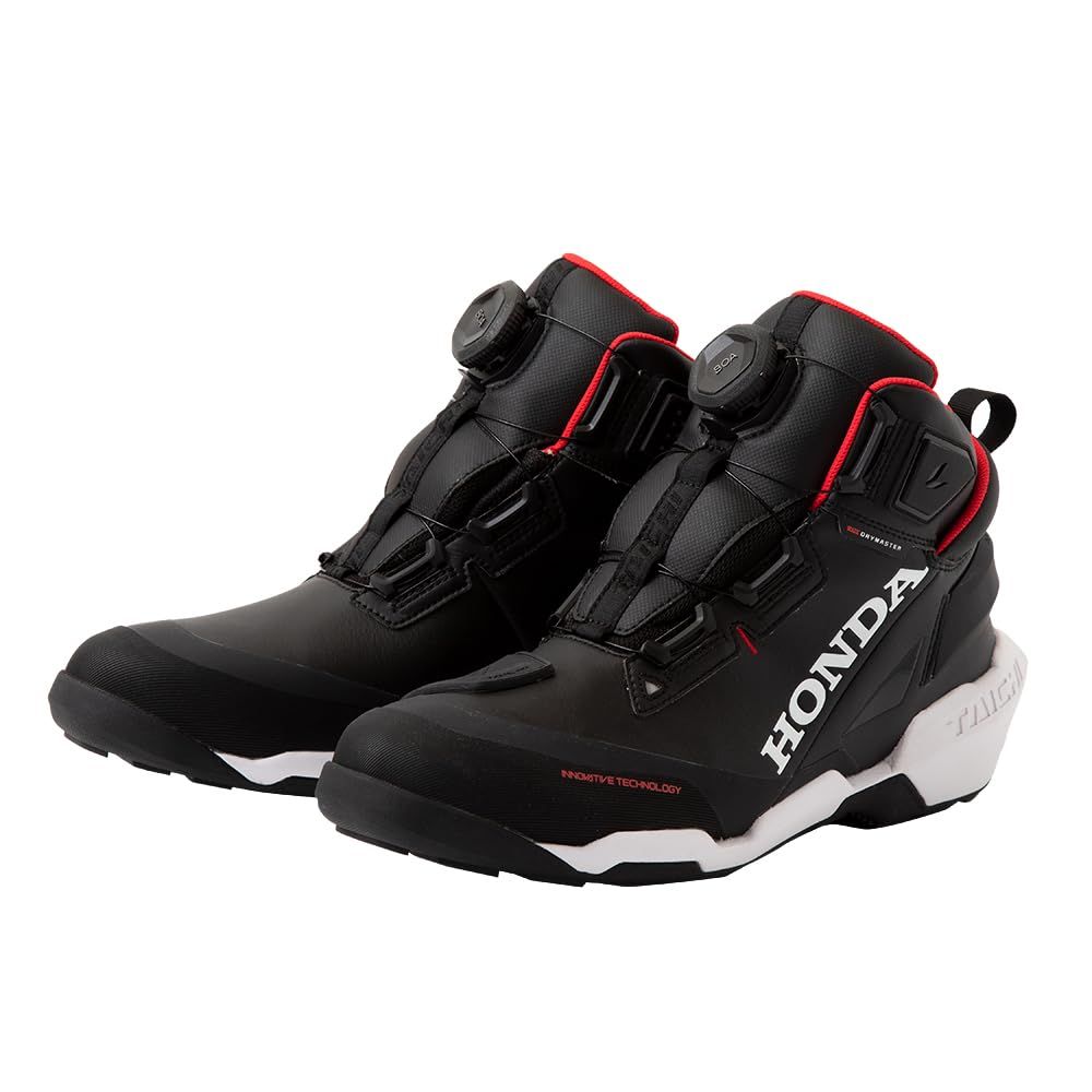 新品 Honda(ホンダ) Honda×RSタイチ DRYMASTER ARROW SHOES W(ブラック/ホワイト) 24㎝ 0SYTP-57A-W40