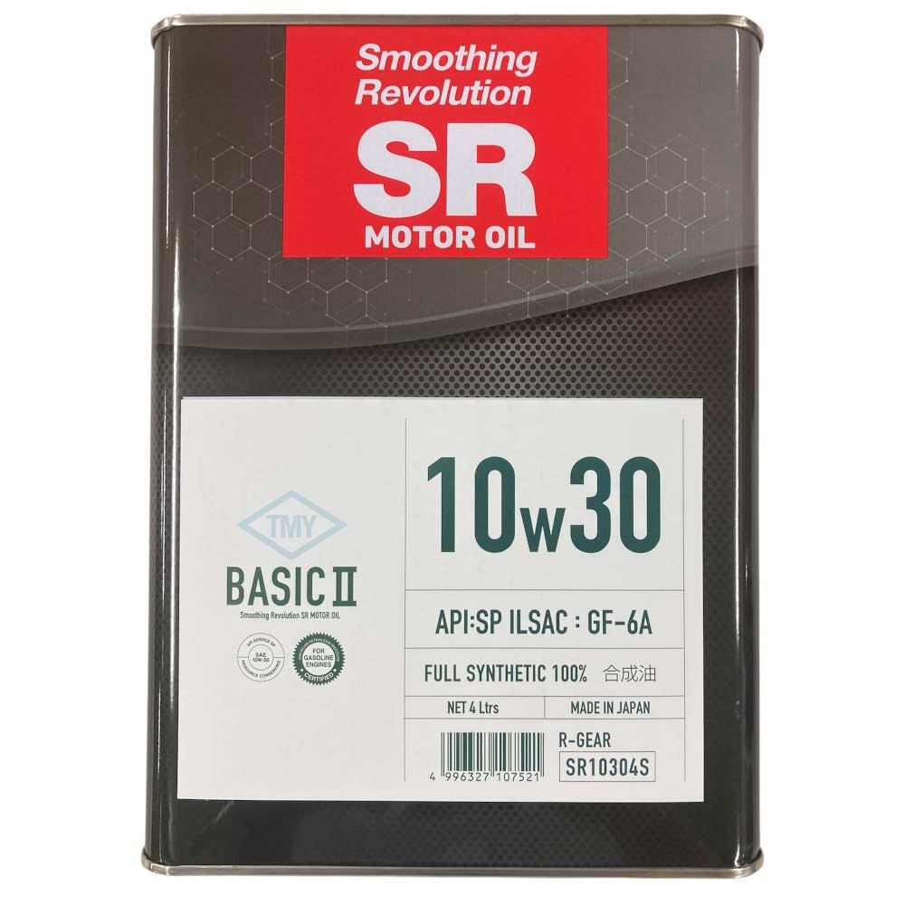 新品 レーシングギア (RACING GEAR) SR エンジンオイル 100%合成油 10W30 4L SR10304S