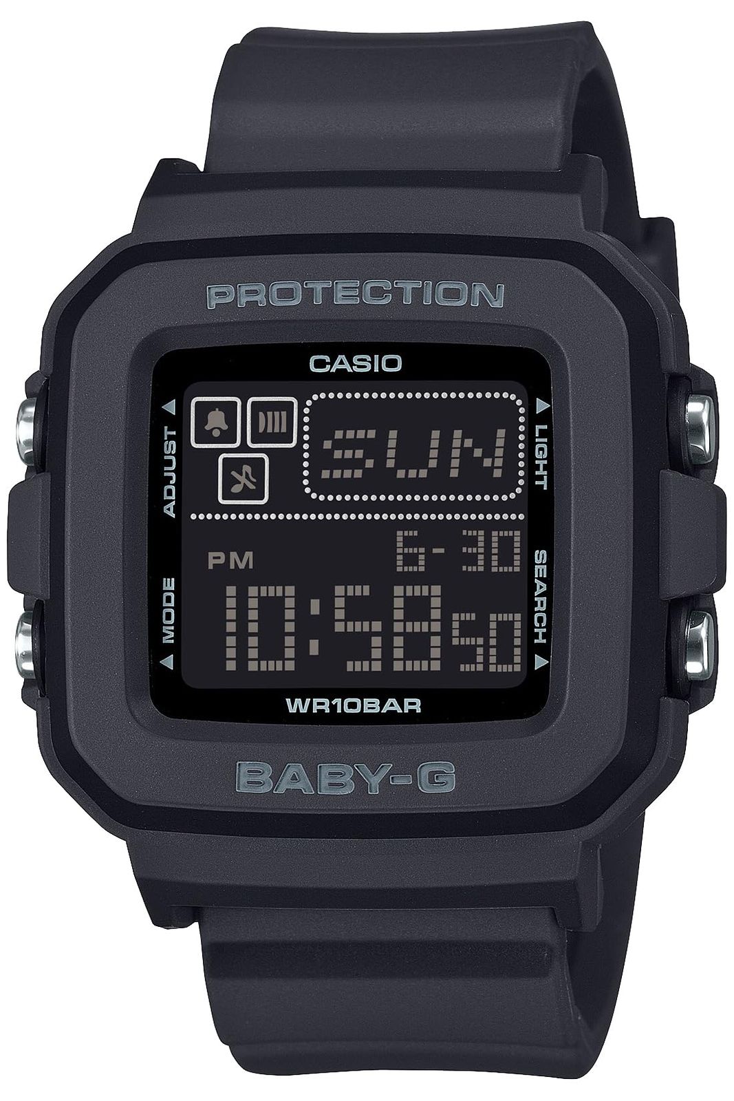 新品 [カシオ] 腕時計 ベイビージー 【国内正規品】 BGD-10-1JF レディース ブラック 8,351円