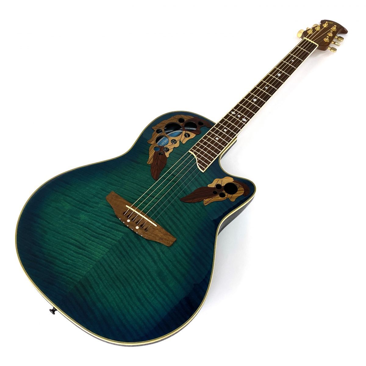 Ovation オベーション Celebrity Deluxe CS257 Transparent Blue エレアコ エレクトリック・アコースティックギター ※中古