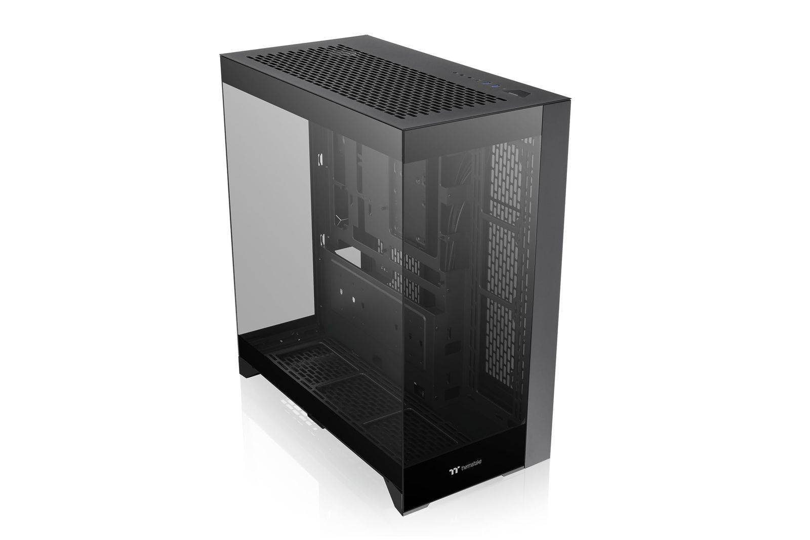 新品 Thermaltake CTE E550 TG デュアルチャンバー設計 ミドルタワー型 ATX PCケース ブラック CA-1Z8-00M1WN-00 CS9118