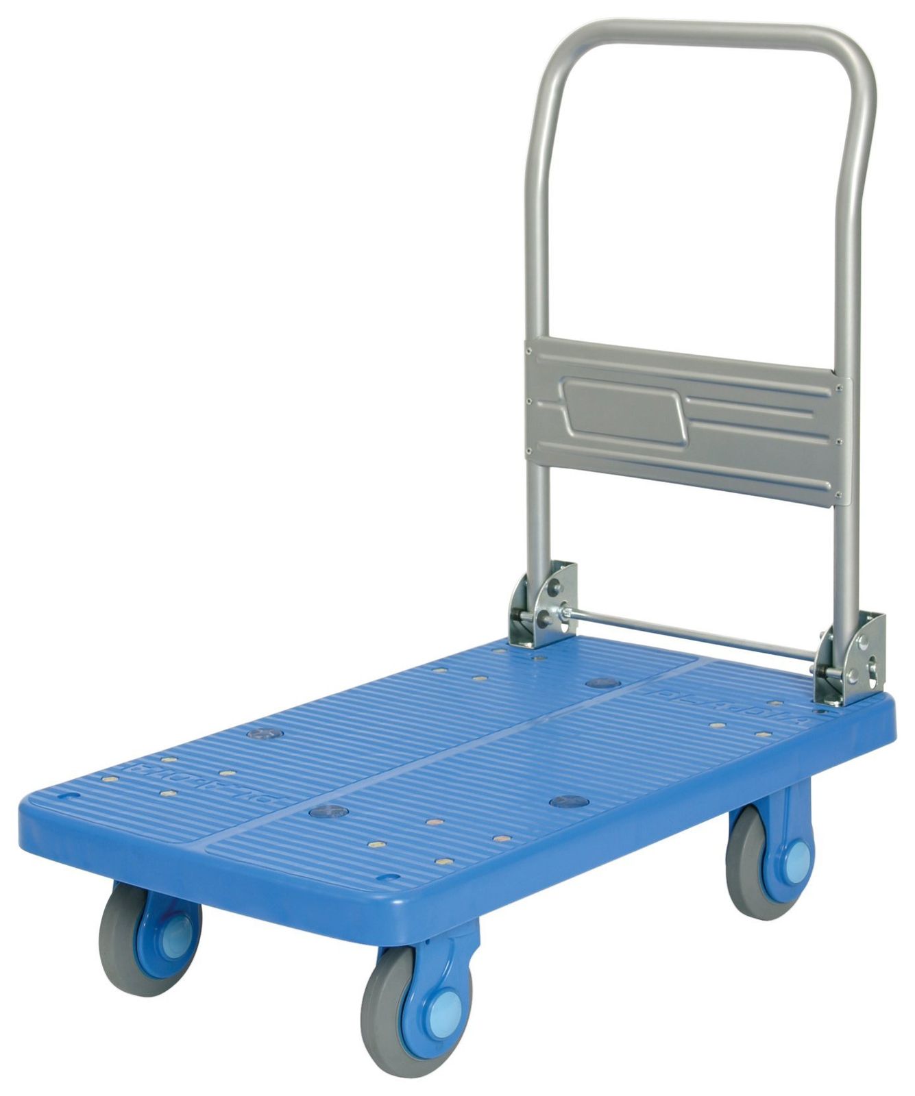 新品 カナツー ダイヤモンドカー 静音台車 ハンドル折りたたみ式 250kg ブルー PLA250-DX