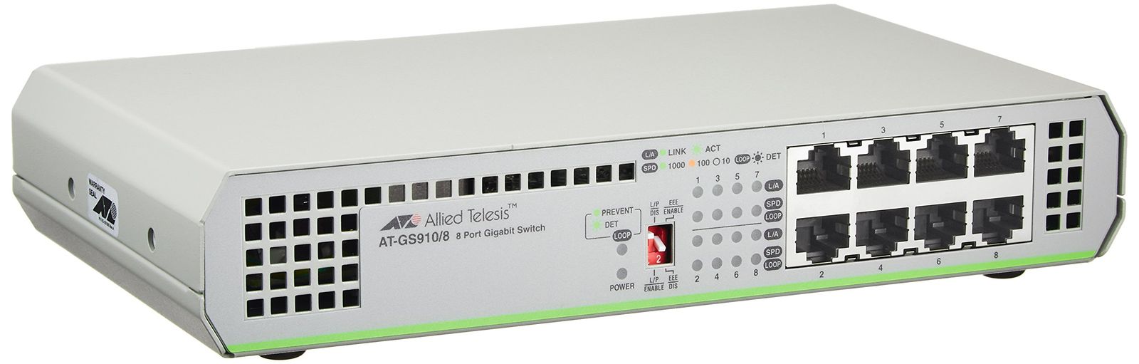 新品 AT-GS910/8 レイヤー2スイッチ