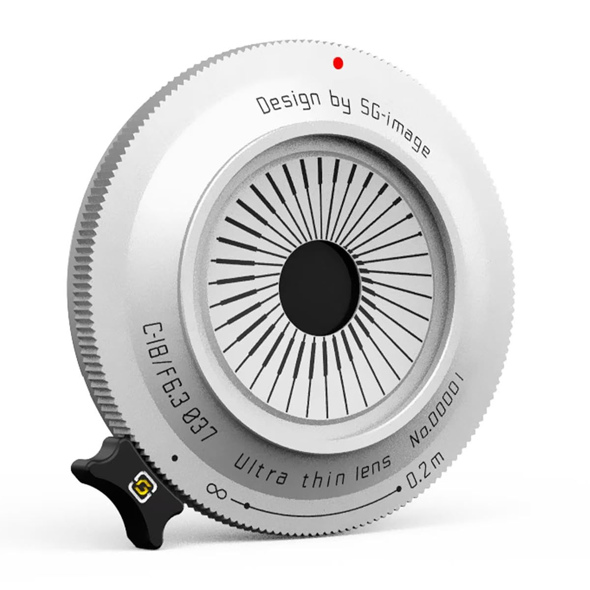 新品 SG-image 18mm F6.3 APS-C対応 Xマウント 単焦点 超薄型 パンケーキレンズ シルバー ウルトラシンレンズ (2年付) (国内正規品)