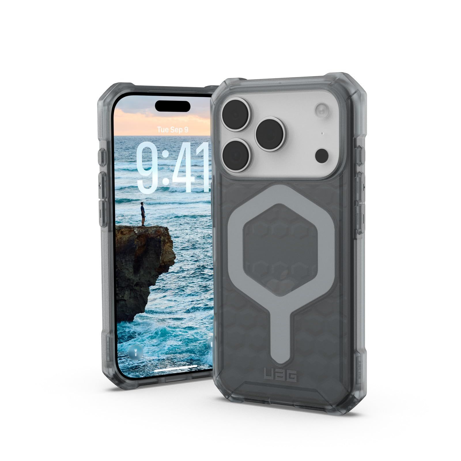 新品 URBAN ARMOR GEAR iPhone 17 Pro 2025対応耐衝撃ケース ESSENTIAL ARMOR MAGSAFE アッシュ 【正規日本代理店品】 UAG-IPH25MA-EMS-AS