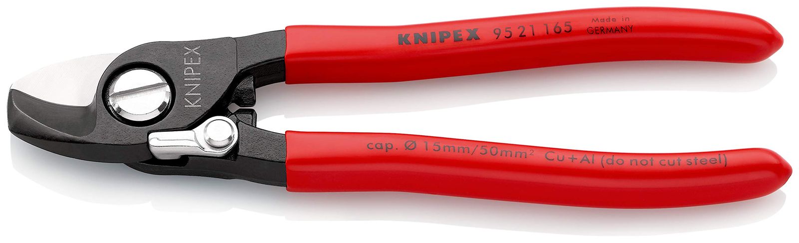 新品 KNIPEX(クニペックス) ケーブルカッター(バネ付)(SB)全長165mm 9521-165