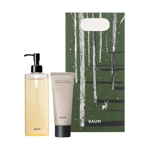 BAUM(バウム) ギフトセット アロマティック ハンドウォッシュ n 300mL+アロマティック ハンドクリームn 3 75g | ハンドウォッシュ(2024年モデル)+ハンドクリーム (2025年モデル)| WOODLAND WINDS/ 2307e5d5