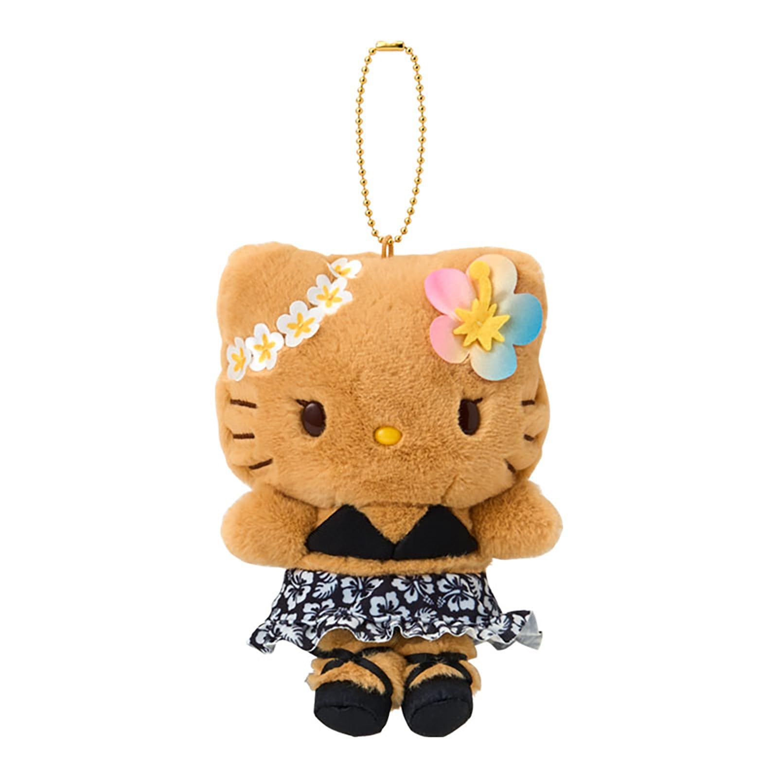 新品 サンリオ(SANRIO) マスコットホルダー（トコナツバケーション） ハローキティ ブラック ポリエステル・スチール 対象年齢6才以上 879631