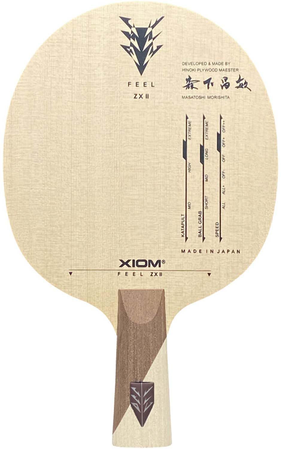 新品 エクシオン(XIOM) 卓球 ラケット フィールZX II CP 中国式ペンホンダー(CP) J.T.T.A(日本卓球協会) 21507